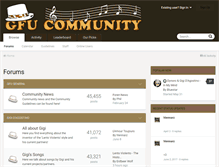 Tablet Screenshot of gfu-community.de